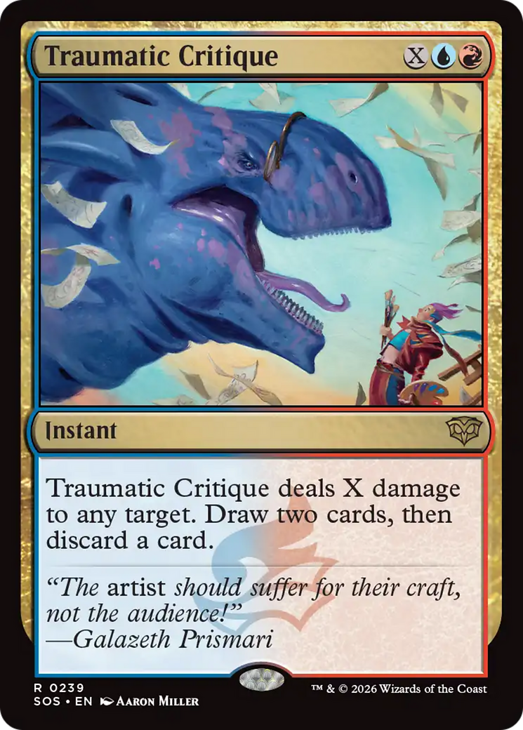 Traumatic Critique [Secrets of Strixhaven] | Chromatic Games