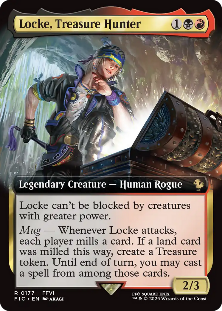 Locke, Treasure Hunter (Extended Art) [FINAL FANTASY Commander] | Chromatic Games