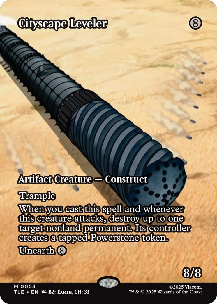 Cityscape Leveler (Borderless) [Avatar: The Last Airbender: Eternal-Legal] | Chromatic Games