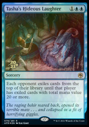 Tasha's Hideous Laughter [Dungeons & Dragons: Adventures in the Forgotten Realms Prerelease Promos] | Chromatic Games