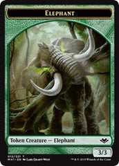 Elephant (012) // Spirit (016) Double-Sided Token [Modern Horizons Tokens] | Chromatic Games