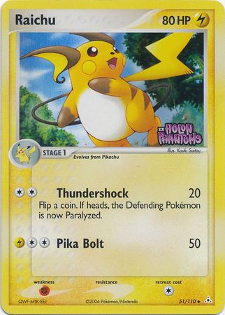 Raichu (51/110) (Stamped) [EX: Holon Phantoms] | Chromatic Games