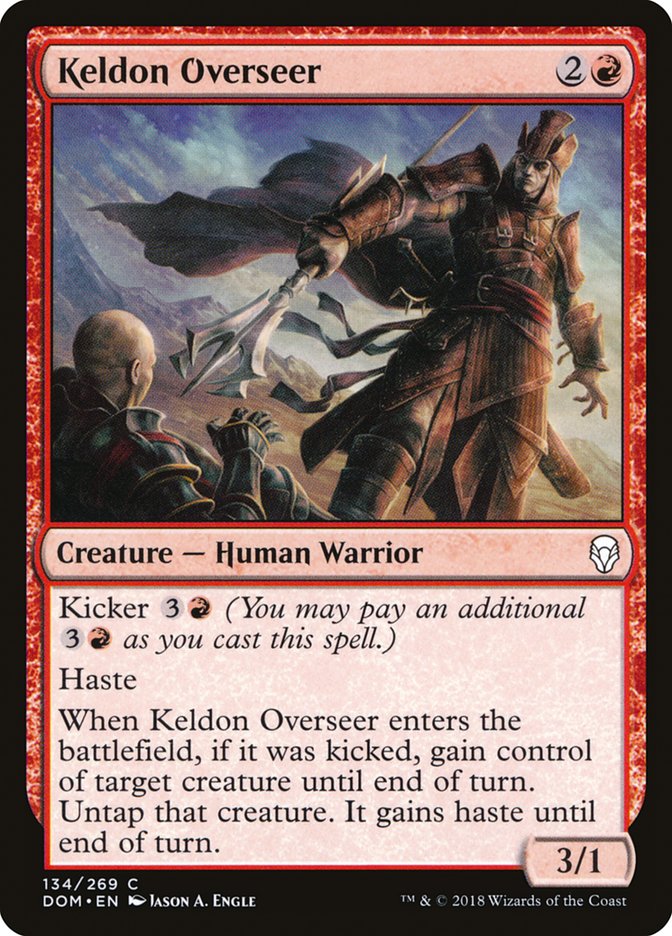Keldon Overseer 134/269 (Dominaria)  | Chromatic Games