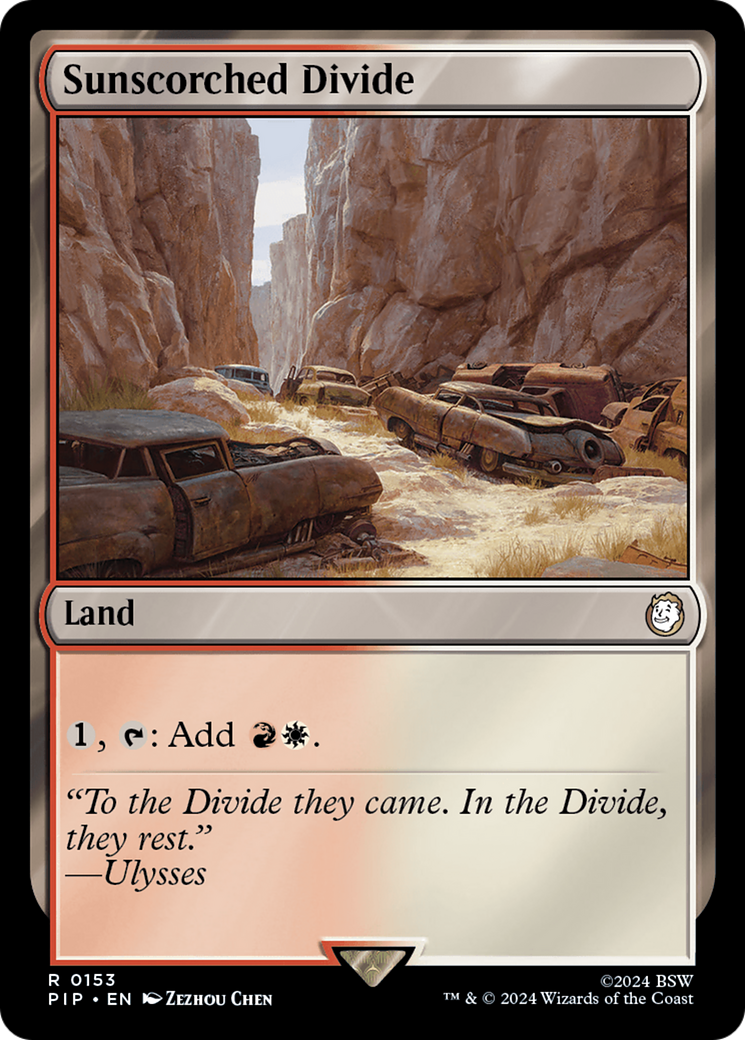 Sunscorched Divide [Fallout] | Chromatic Games