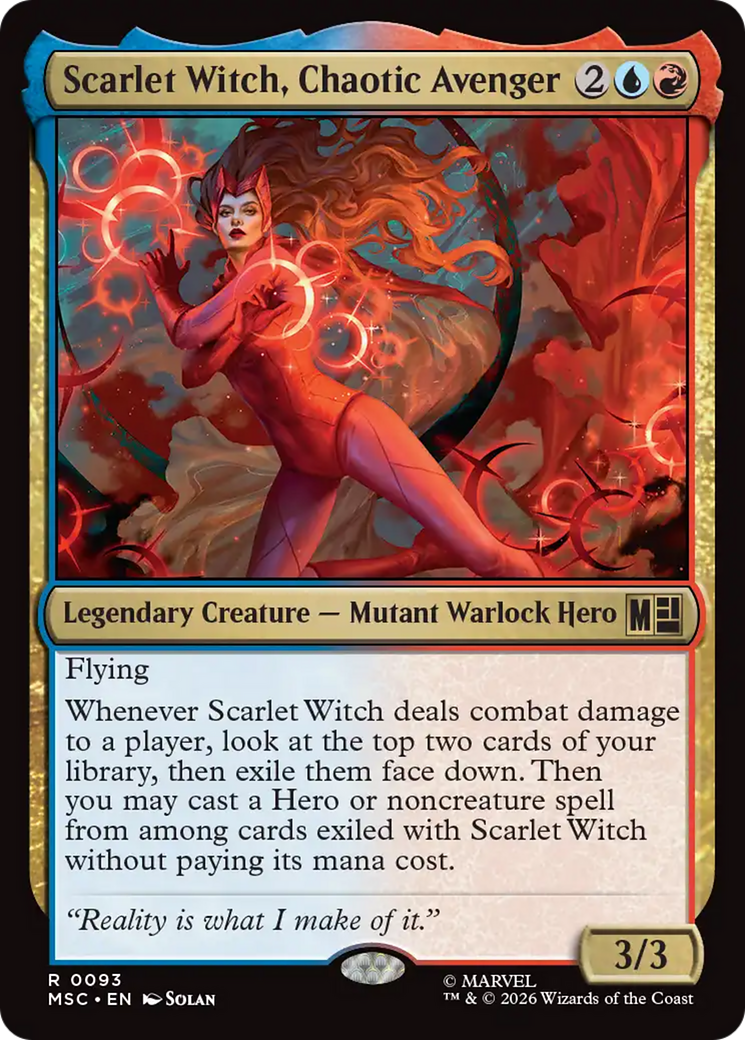 Scarlet Witch, Chaotic Avenger [Marvel Super Heroes Commander] | Chromatic Games
