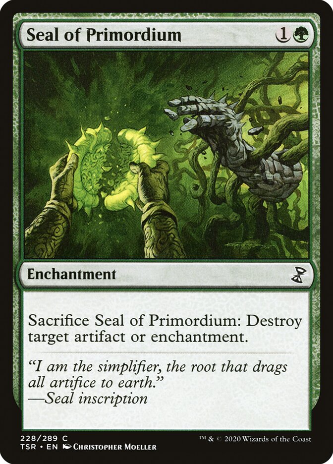 Seal of Primordium 228/289 (Time Spiral: Remastered)  | Chromatic Games