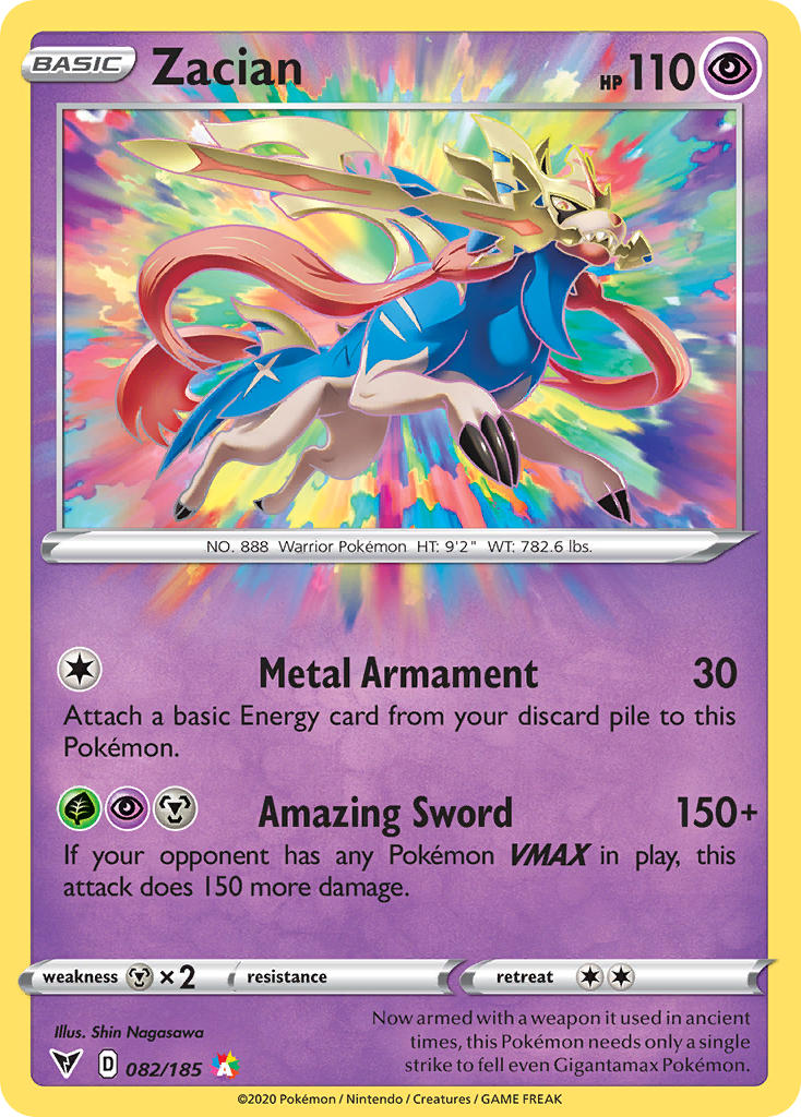 Zacian (082/185) [Sword & Shield: Vivid Voltage] | Chromatic Games