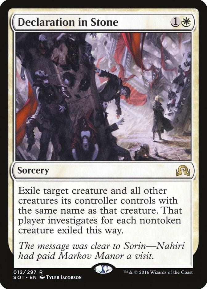 Declaration in Stone 12 (Shadows over Innistrad)  | Chromatic Games