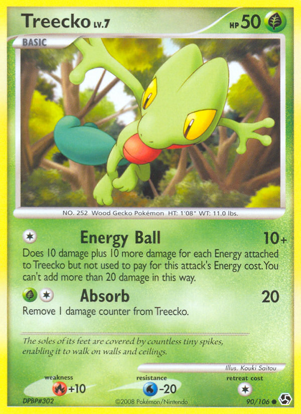 Treecko (90/106) [Diamond & Pearl: Great Encounters] | Chromatic Games