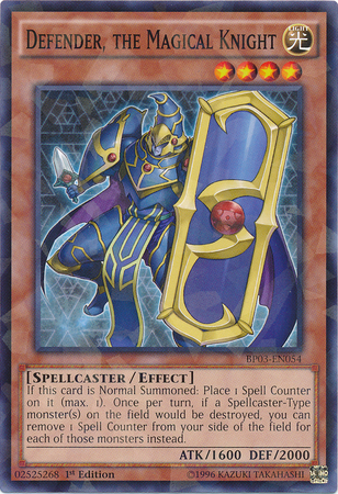 Defender, The Magical Knight [BP03-EN054] Shatterfoil Rare | Chromatic Games