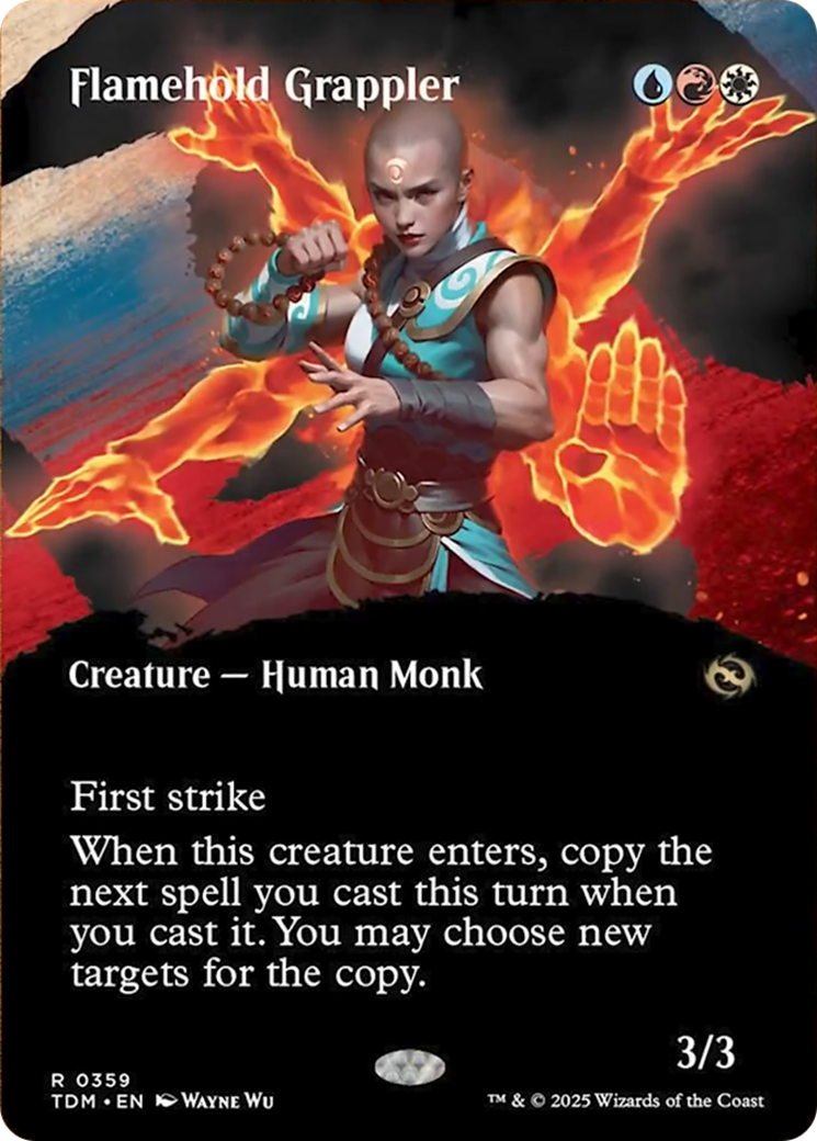 Flamehold Grappler (Borderless) [Tarkir: Dragonstorm] | Chromatic Games