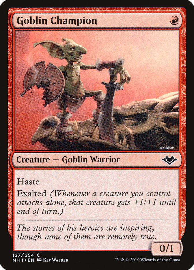 Goblin Champion [Modern Horizons] | Chromatic Games