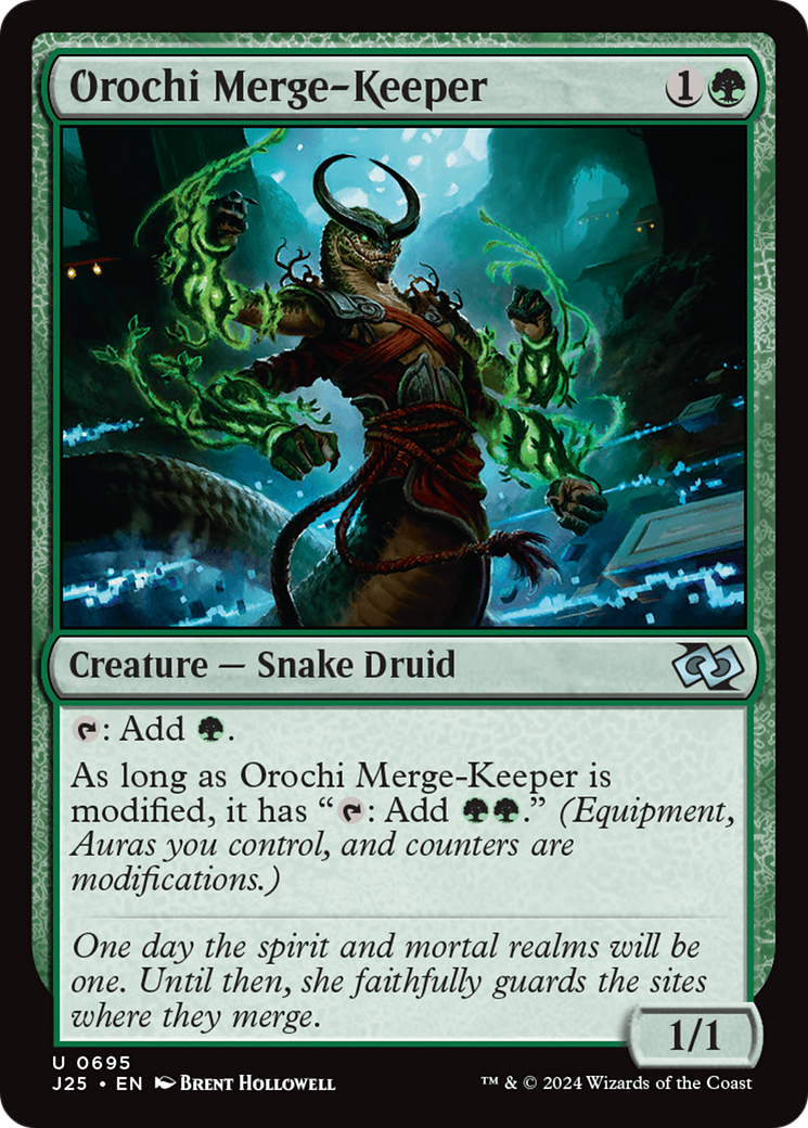 Orochi Merge-Keeper [Foundations Jumpstart] | Chromatic Games