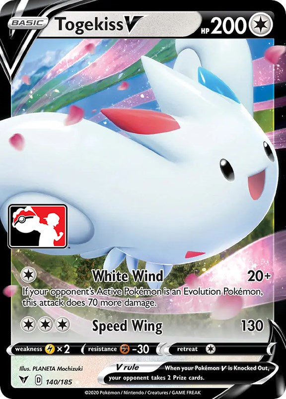 Togekiss V (140/185) [Prize Pack Series One] | Chromatic Games