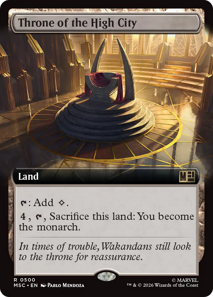 Throne of the High City (Extended Art) [Marvel Super Heroes Commander] | Chromatic Games