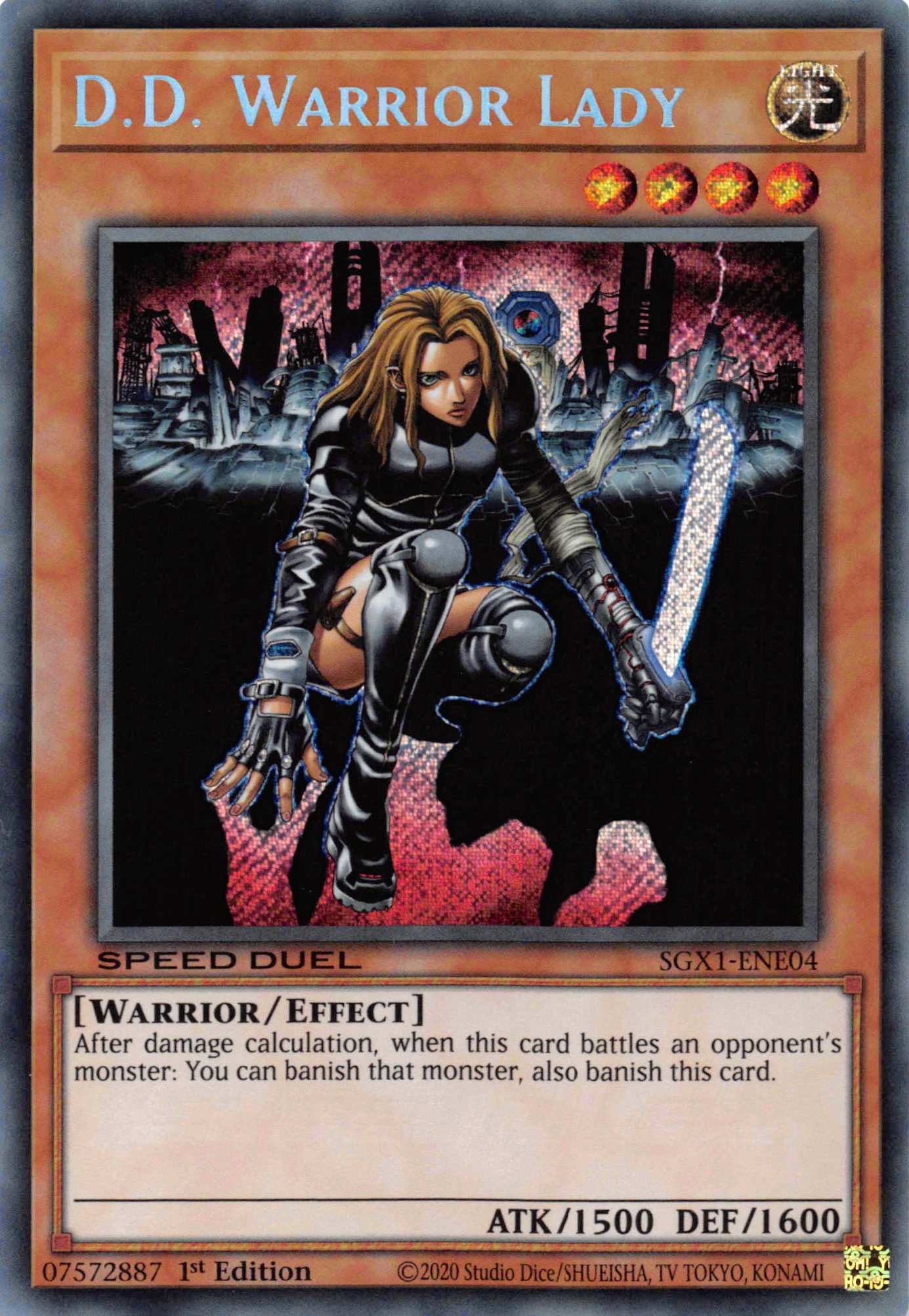 D.D. Warrior Lady [SGX1-ENE04] Secret Rare | Chromatic Games