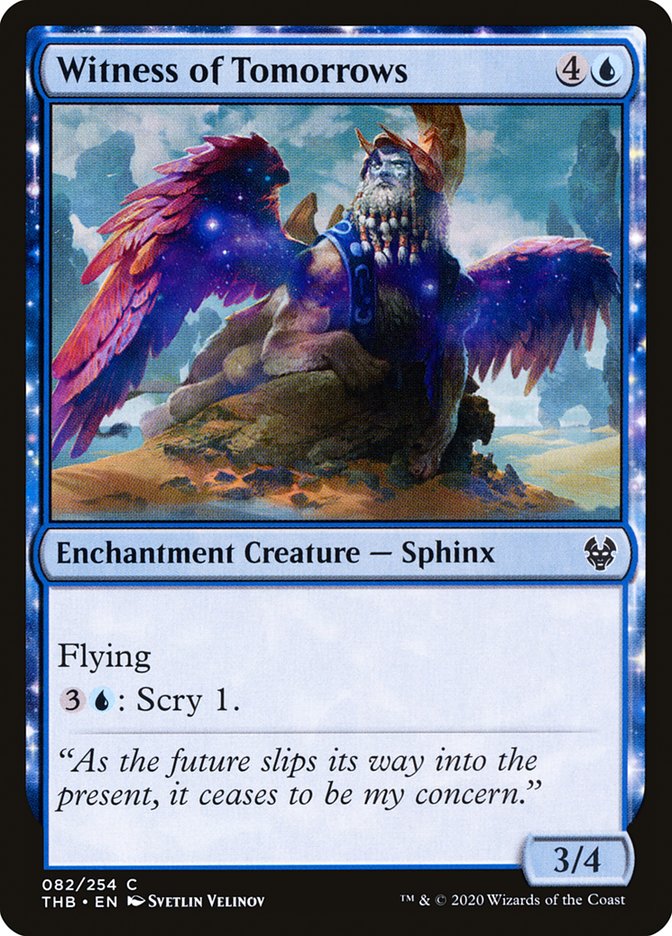 Witness of Tomorrows 82/254 (Theros Beyond Death)  - Foil | Chromatic Games