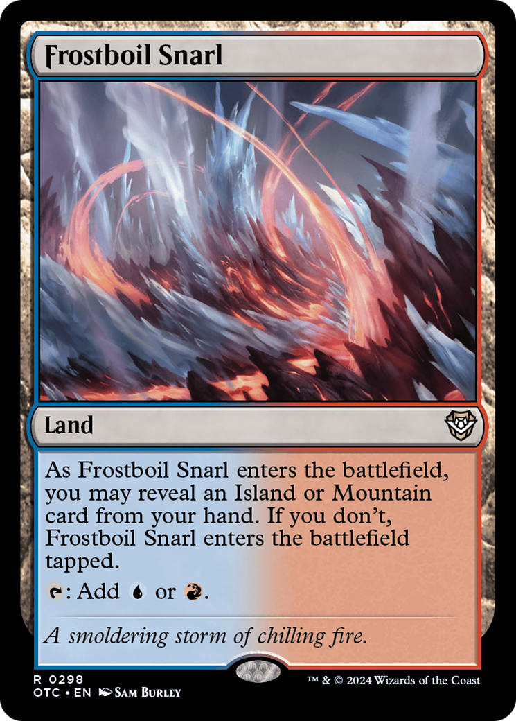 Frostboil Snarl [Outlaws of Thunder Junction Commander] | Chromatic Games