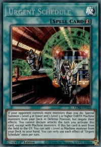 Urgent Schedule [LDS2-EN125] Secret Rare | Chromatic Games