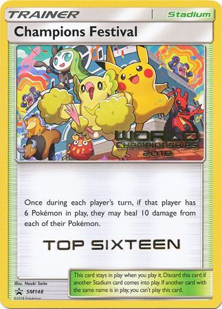 Champions Festival(SM148) (2018 Top Sixteen) [Sun & Moon: Black Star Promos] | Chromatic Games