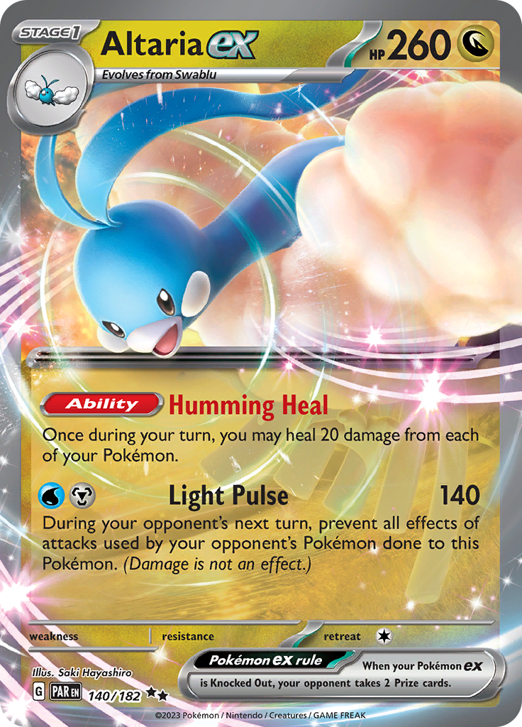 Altaria ex (140/182) [Scarlet & Violet: Paradox Rift] | Chromatic Games