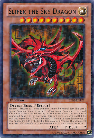 Slifer the Sky Dragon [BP02-EN127] Mosaic Rare | Chromatic Games