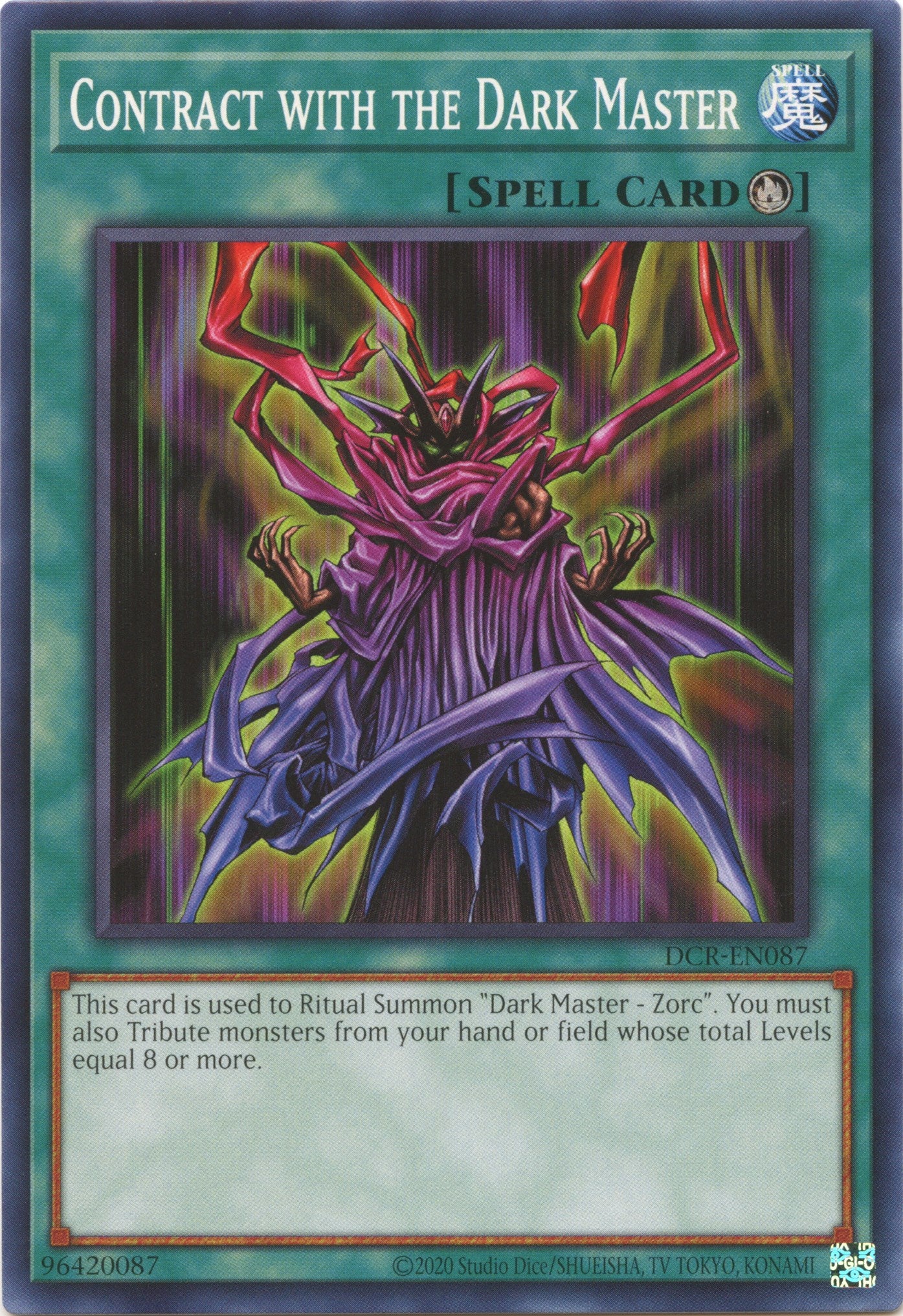 Contract with the Dark Master (25th Anniversary) [DCR-EN087] Common | Chromatic Games