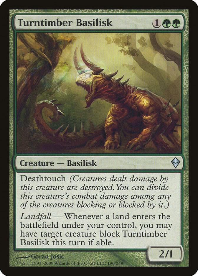 Turntimber Basilisk 190/249 (Zendikar)  | Chromatic Games