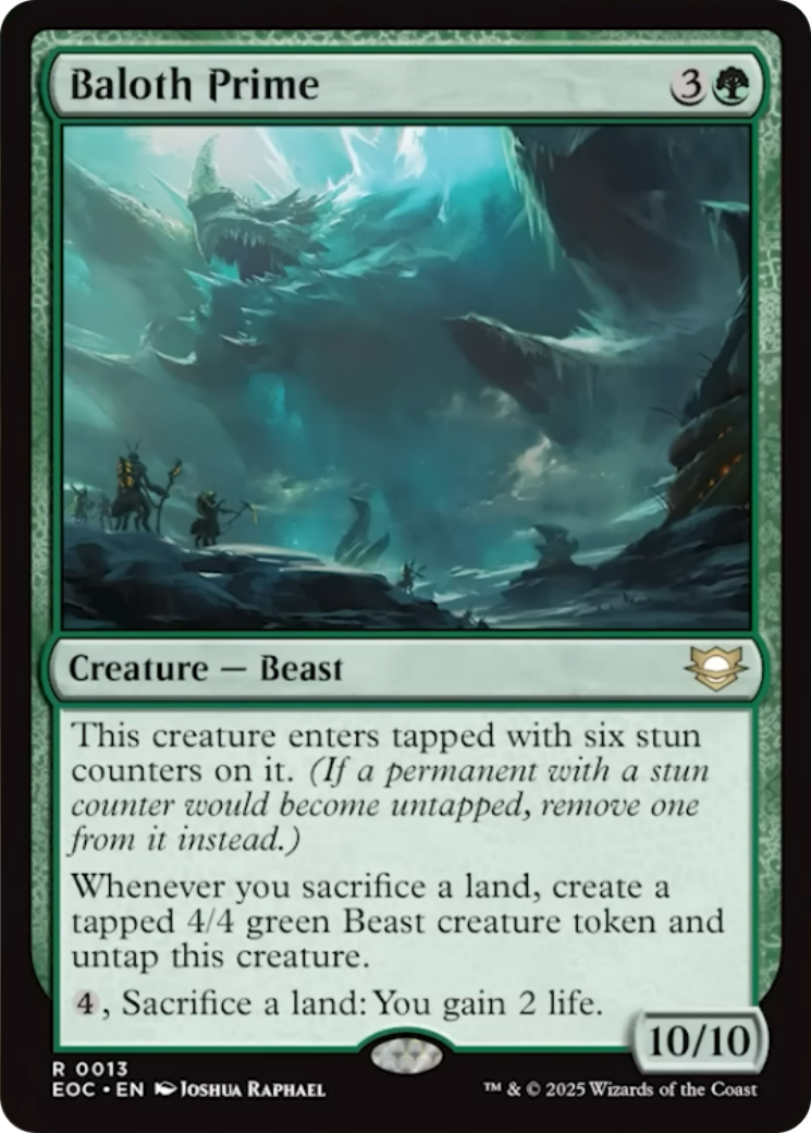 Baloth Prime [Edge of Eternities Commander] | Chromatic Games