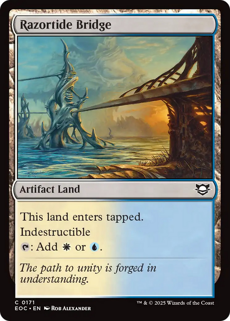 Razortide Bridge [Edge of Eternities Commander] | Chromatic Games