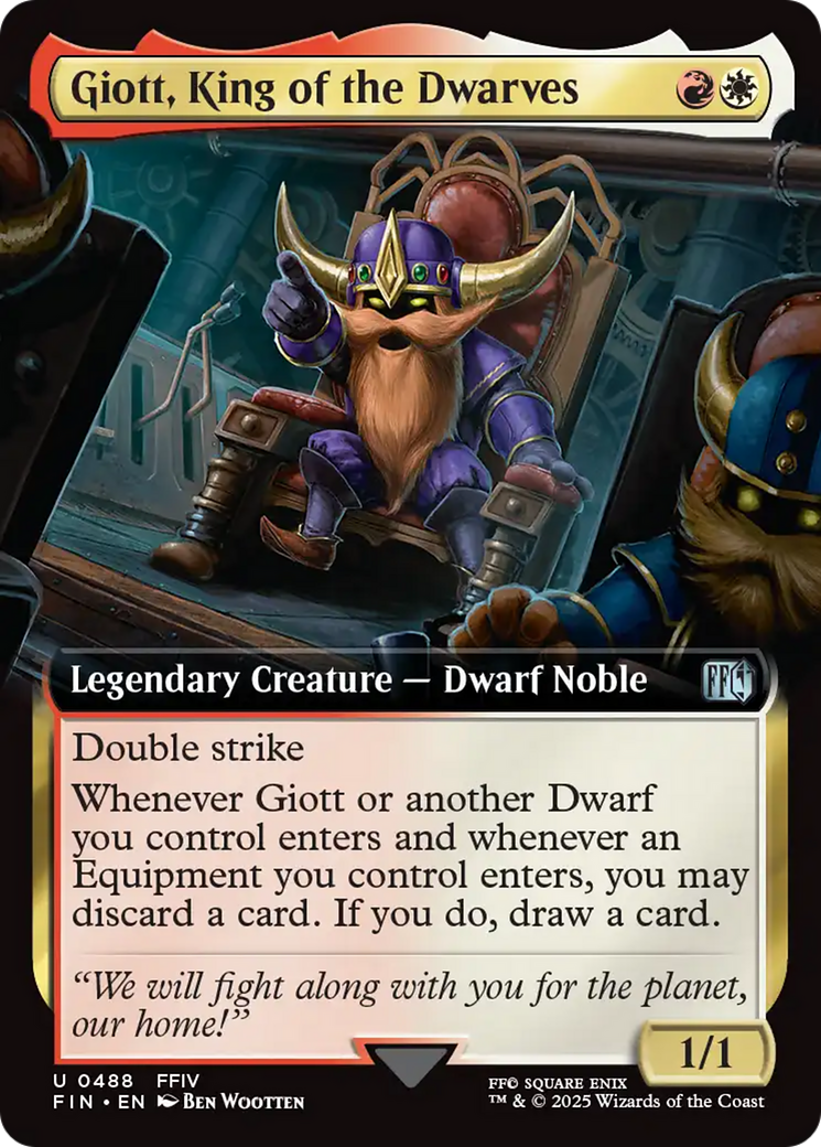 Giott, King of the Dwarves (Extended Art) [FINAL FANTASY] | Chromatic Games