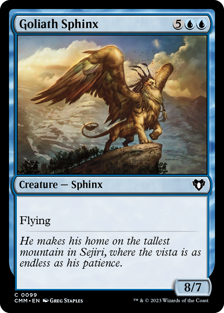 Goliath Sphinx [Commander Masters] | Chromatic Games