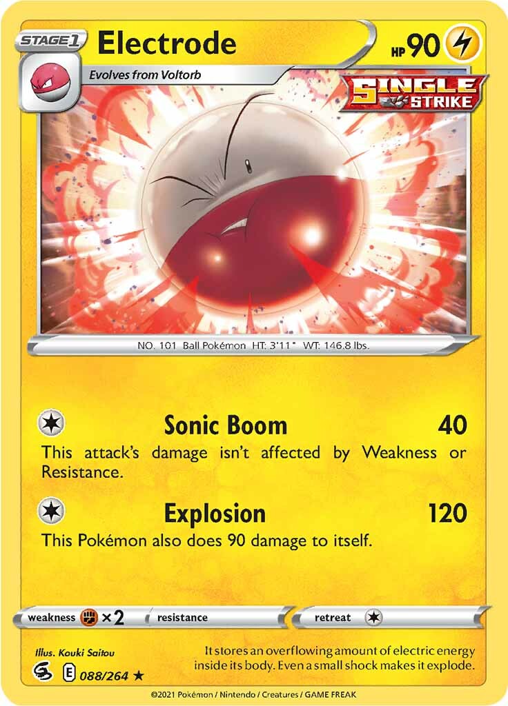 Electrode (088/264) [Sword & Shield: Fusion Strike] | Chromatic Games