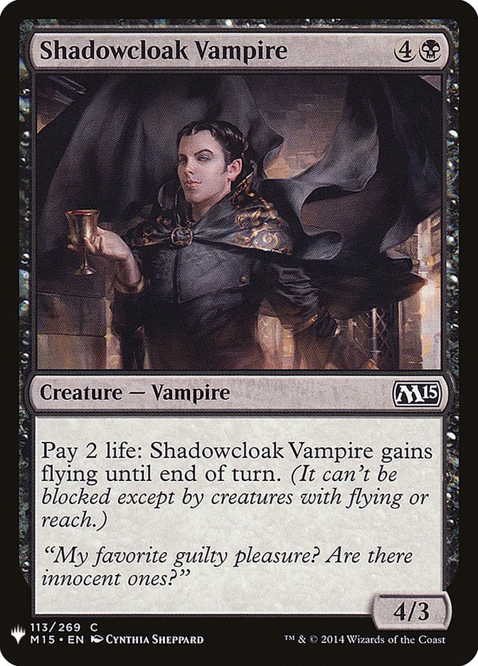 Shadowcloak Vampire [Mystery Booster] | Chromatic Games