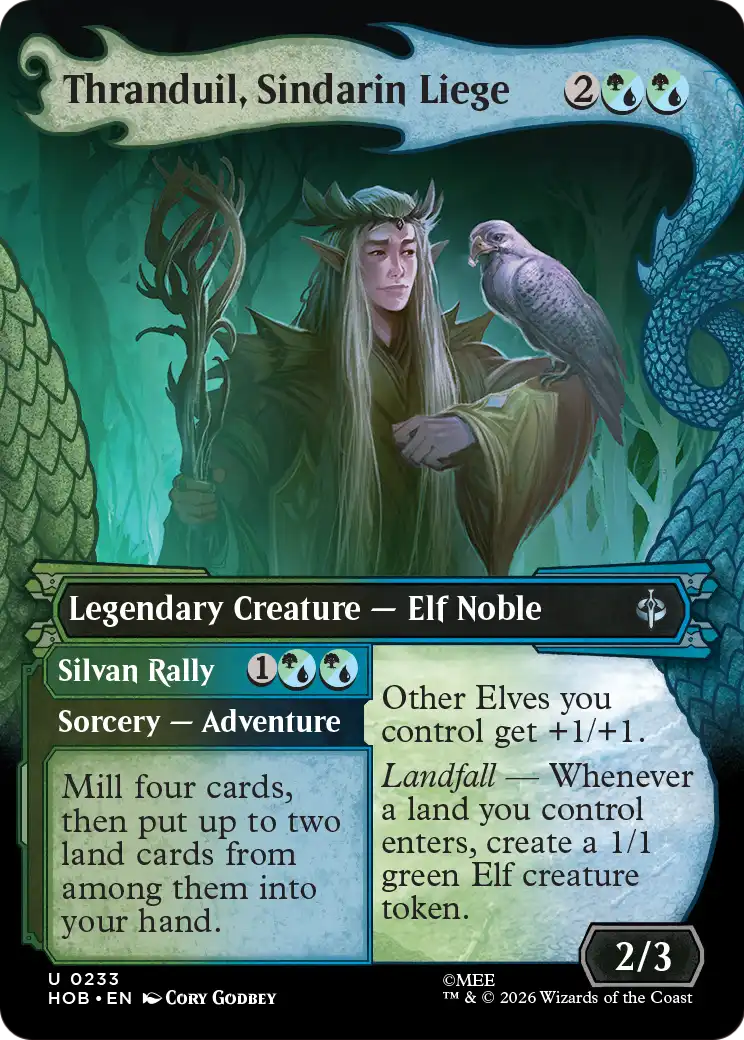 Thranduil, Sindarin Liege (Showcase) [The Hobbit] | Chromatic Games