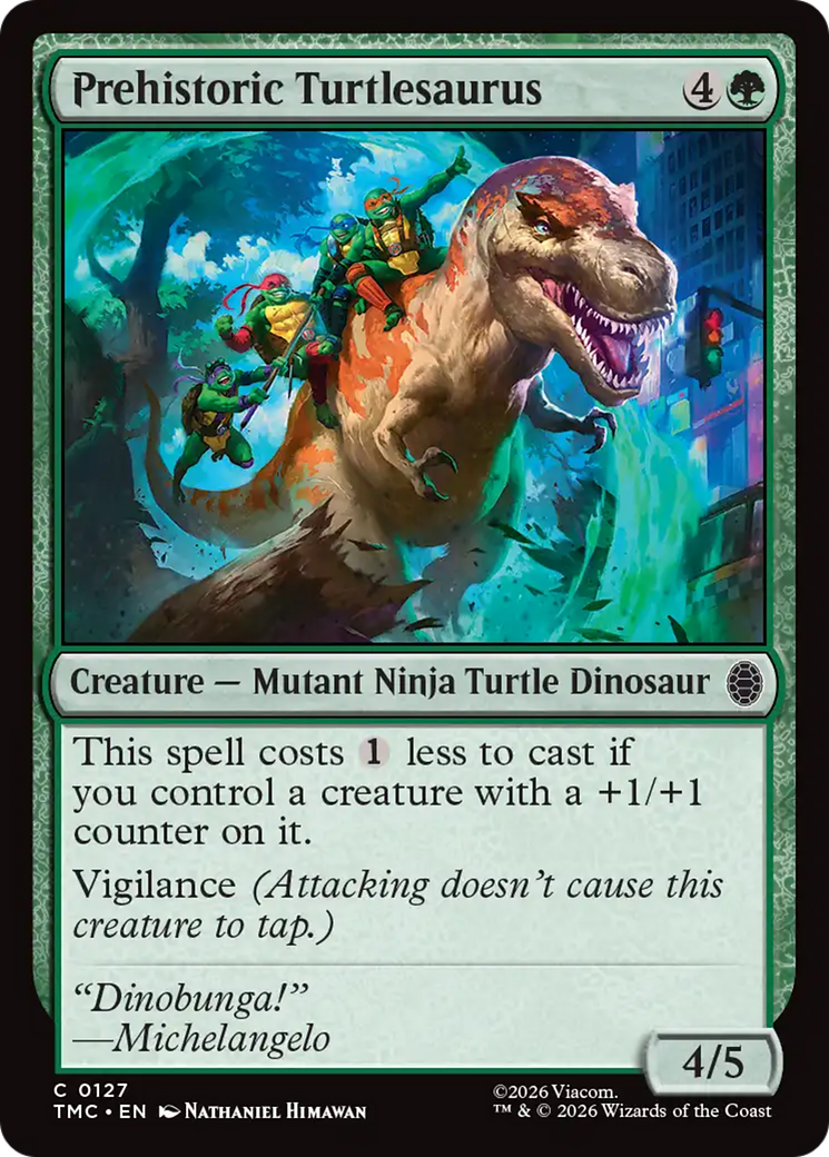 Prehistoric Turtlesaurus [Teenage Mutant Ninja Turtles Commander] | Chromatic Games