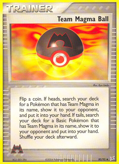 Team Magma Ball (80/95) [EX: Team Magma vs Team Aqua] | Chromatic Games