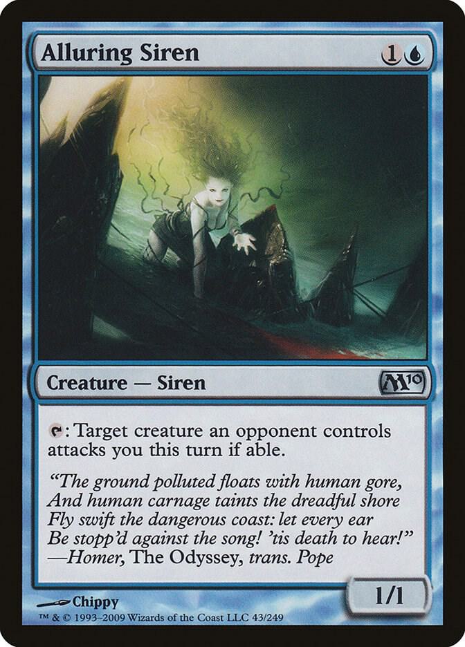 Alluring Siren 43/249 (Magic 2010 (M10))  | Chromatic Games