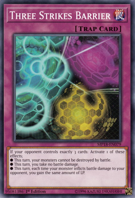 Three Strikes Barrier [MP18-EN079] Common | Chromatic Games