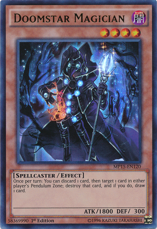 Doomstar Magician [MP15-EN120] Ultra Rare | Chromatic Games