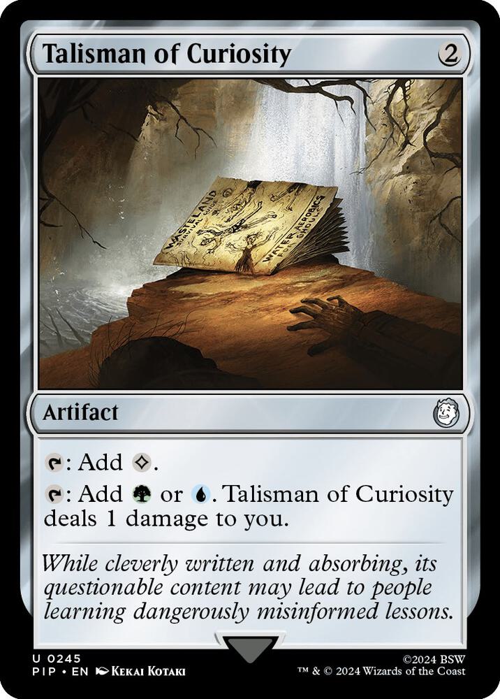 Talisman of Curiosity 245/326 (Universes Beyond: Fallout)  | Chromatic Games