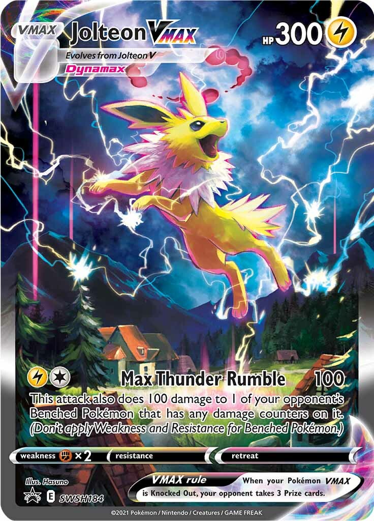 Jolteon VMAX (SWSH184) [Sword & Shield: Black Star Promos] | Chromatic Games