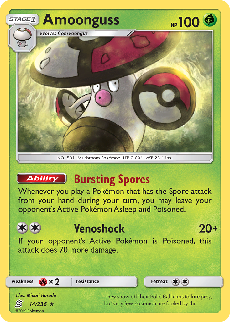 Amoonguss (14/236) [Sun & Moon: Unified Minds] | Chromatic Games