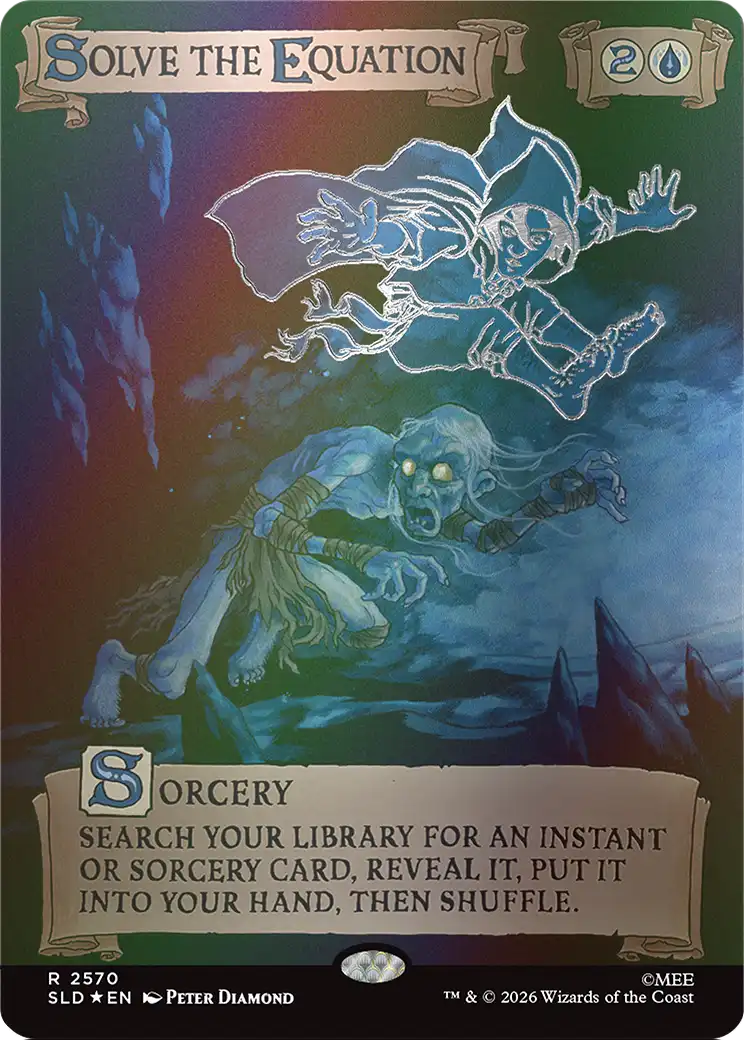 Solve the Equation (2570) (Out Of Sight Foil) [Secret Lair Drop Series] | Chromatic Games