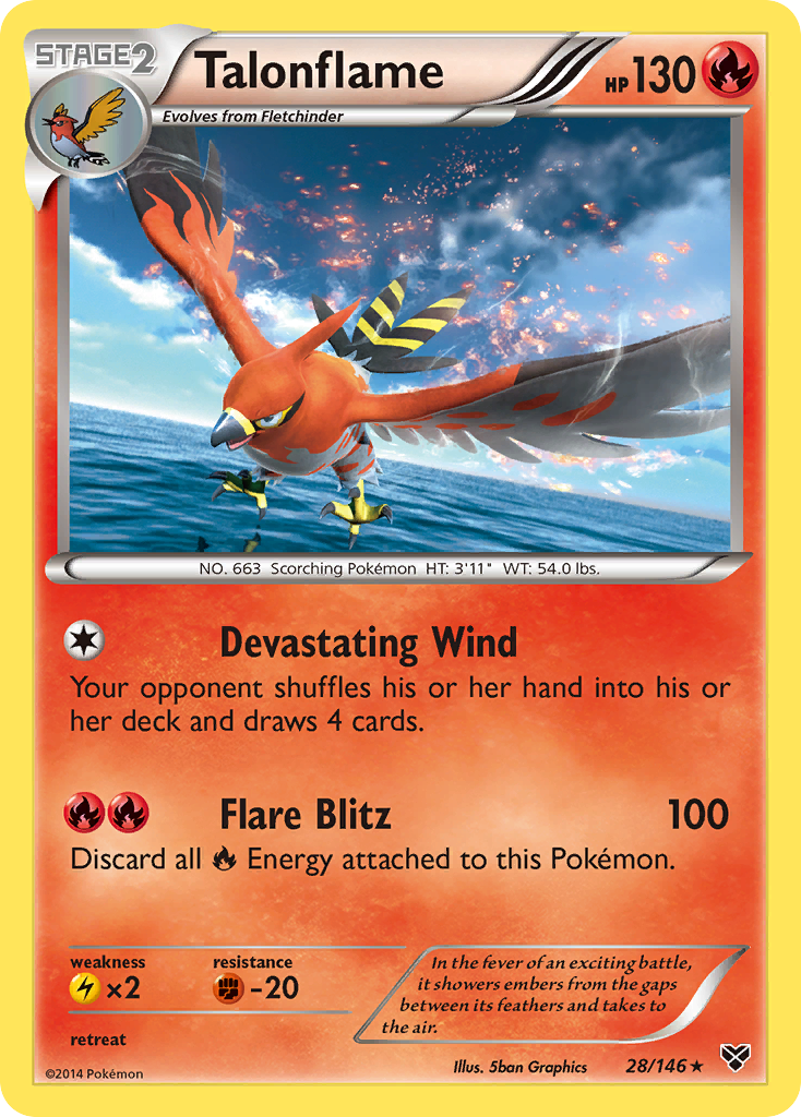 Talonflame (28/146) [XY: Base Set] | Chromatic Games