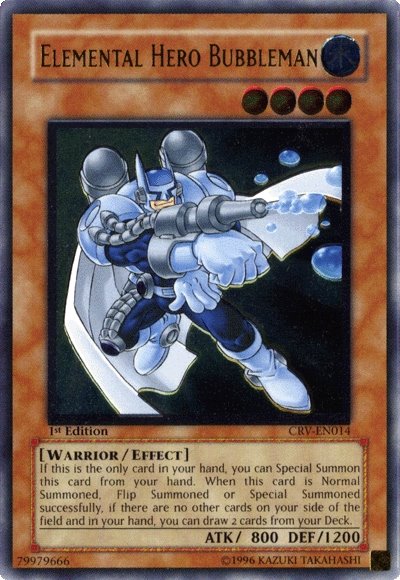 Elemental Hero Bubbleman [CRV-EN014] Ultimate Rare | Chromatic Games
