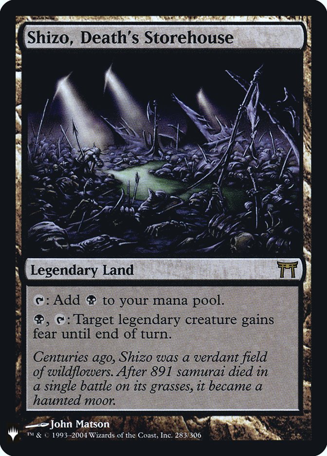 Shizo, Death's Storehouse [Mystery Booster] | Chromatic Games