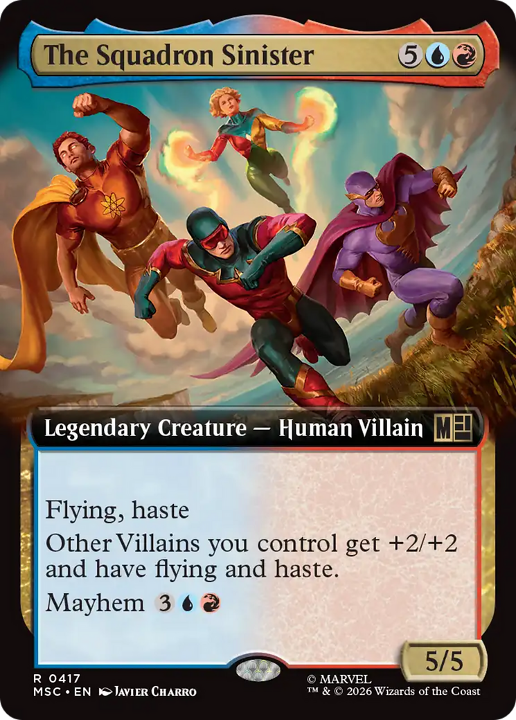 The Squadron Sinister (Extended Art) [Marvel Super Heroes Commander] | Chromatic Games