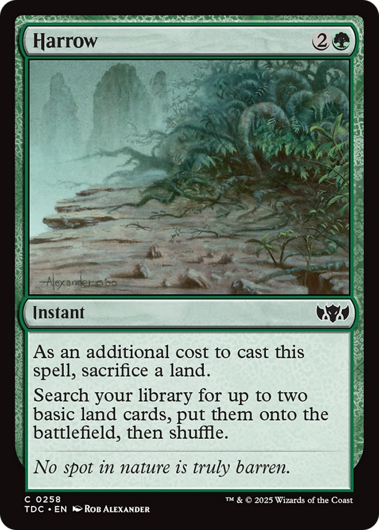 Harrow [Tarkir: Dragonstorm Commander] | Chromatic Games