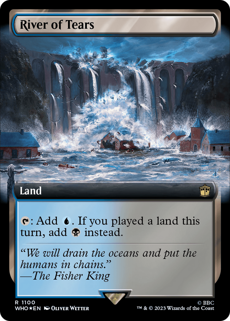 River of Tears (Extended Art) (Surge Foil) [Doctor Who] | Chromatic Games